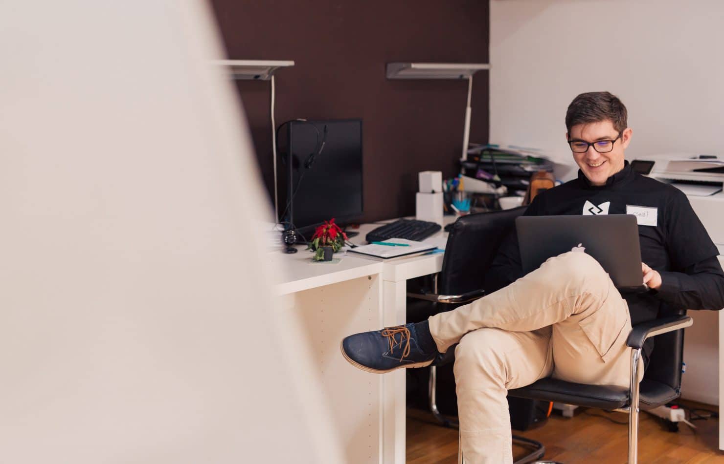 Man working from home
