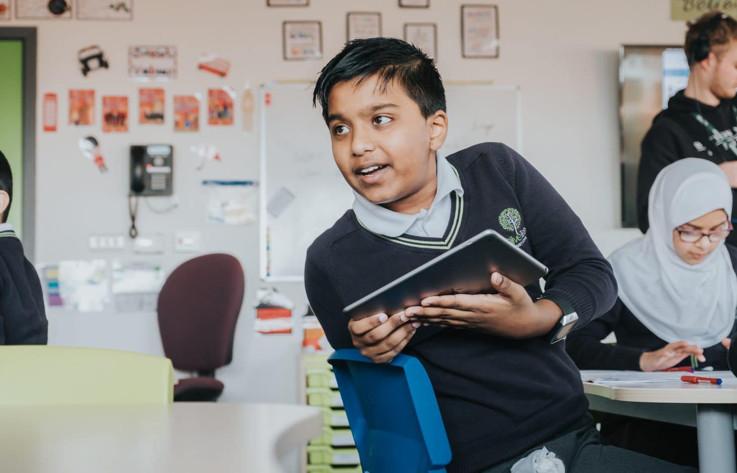 Child enjoying EdTech